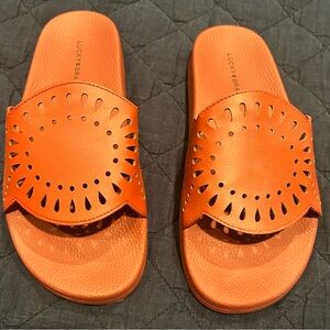 Lucky Brand New Red Slides